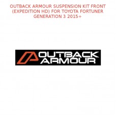 OUTBACK ARMOUR SUSPENSION KIT FRONT (EXPEDITION HD) FOR TOYOTA FORTUNER GENERATION 3 2015+